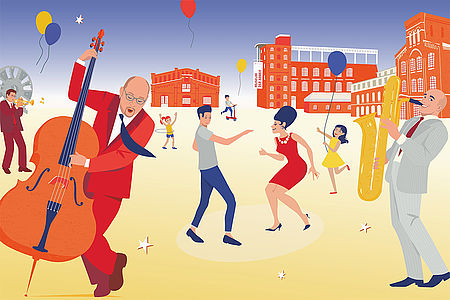 Barmbek schwingt: Sommerfest auf dem Bert-Kaempfert-Platz am 22. August 2026